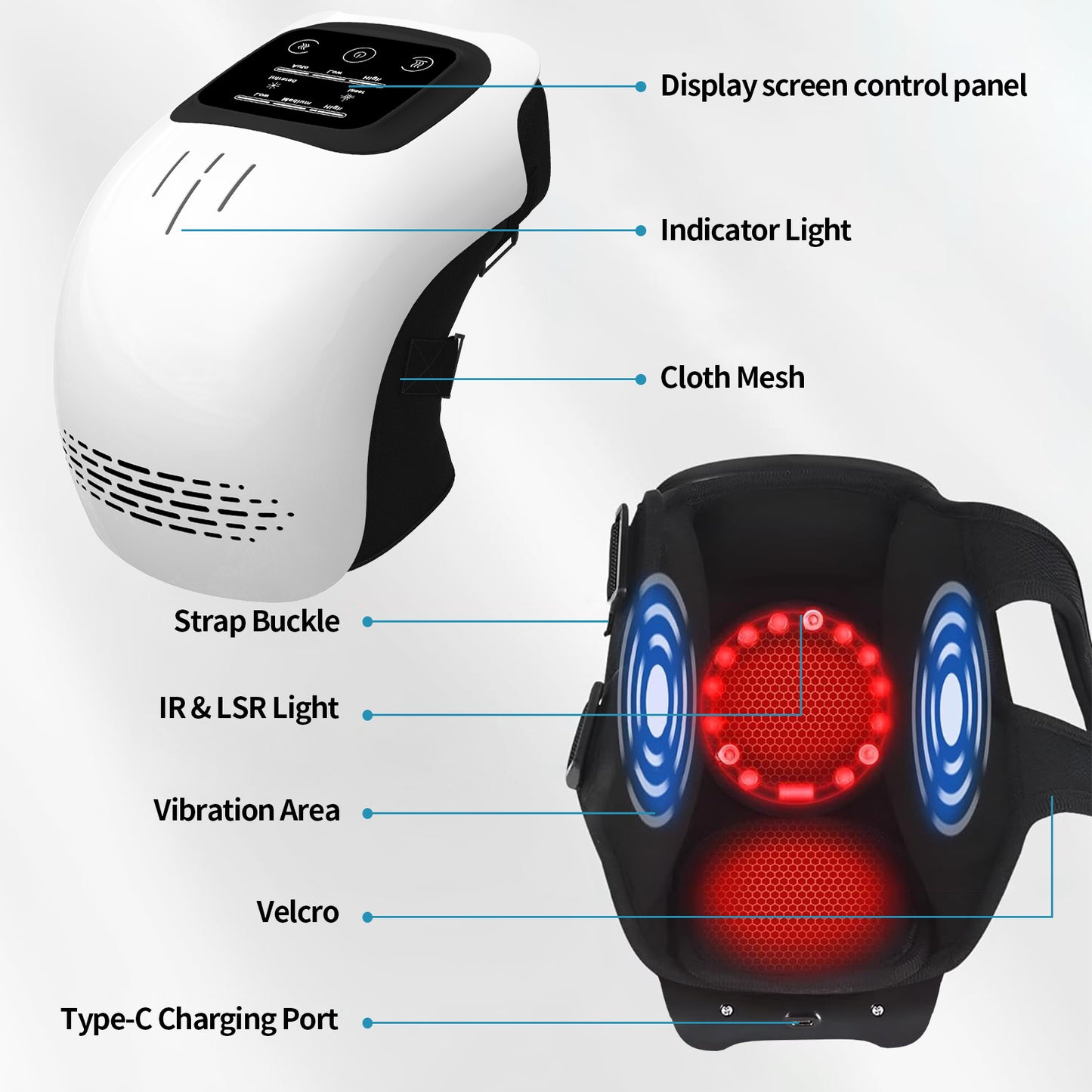 Knee Massager β Heat, Vibration